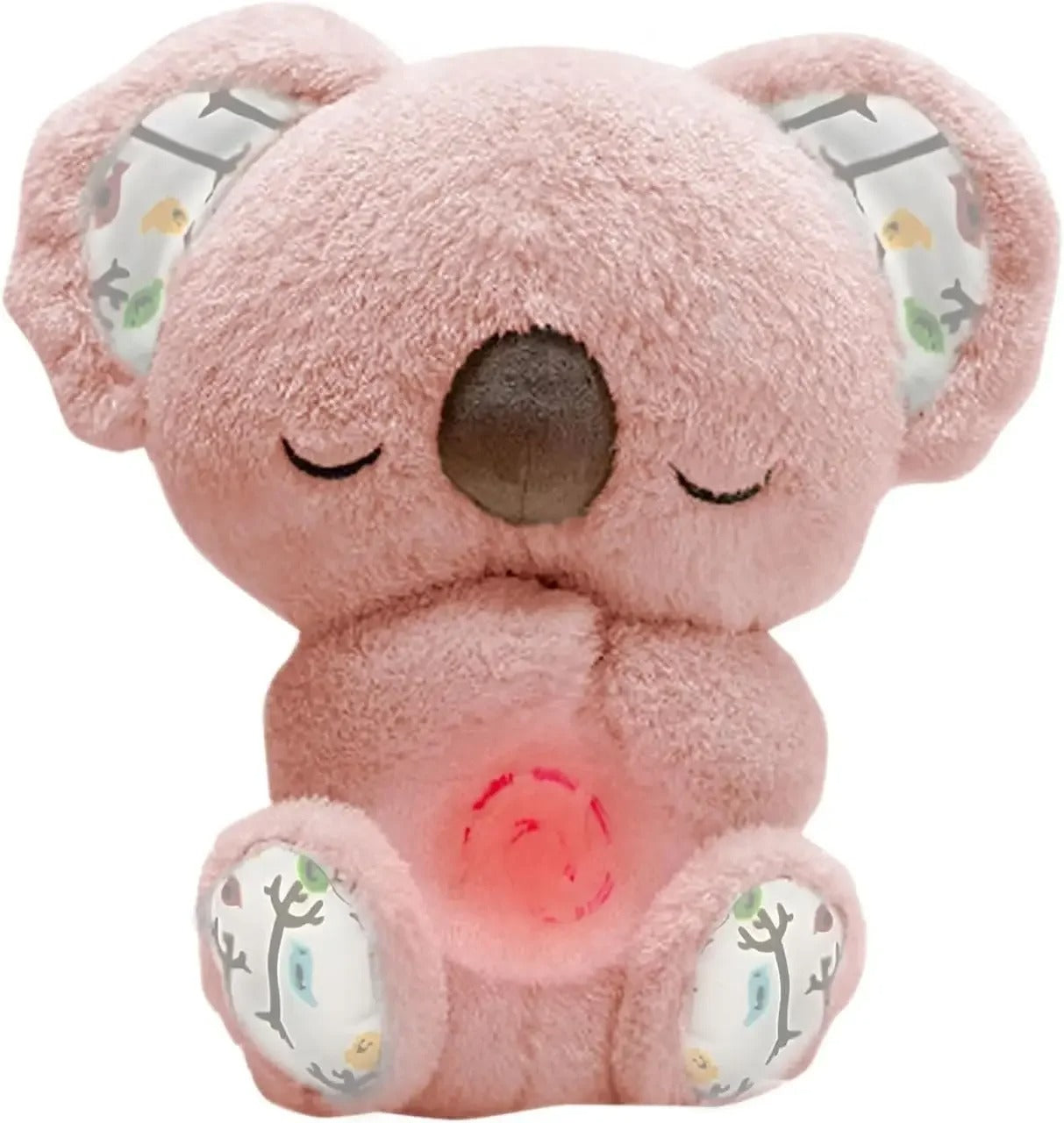 Peluche relajante para bebé que simula respiración ( koala gris )